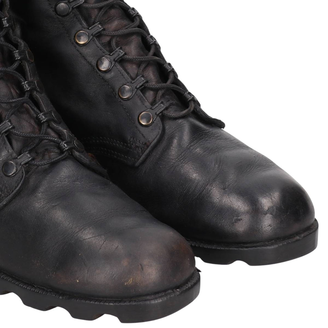 1980s US Military Boots, Size 10 1/2R (Men's equivalent to 11.4"), Vintage /saa017012 Men's 29.0cm unclear black type Vintage Second Hand