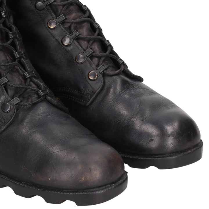 1980s US Military Boots, Size 10 1/2R (Men's equivalent to 11.4"), Vintage /saa017012 Men's 29.0cm unclear black type Vintage Second Hand