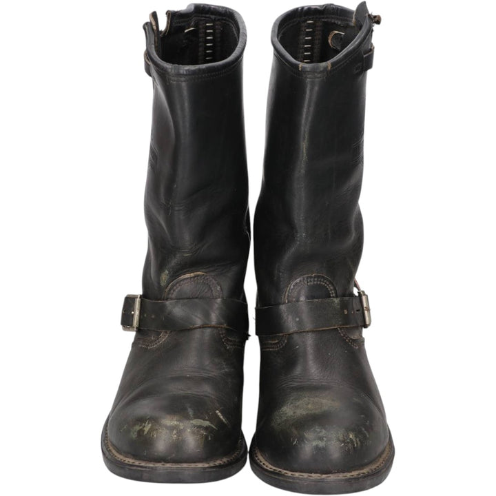 Harley-Davidson Engineer Boots, Made in USA, Size 10 Men's 28.0cm genuine leather black type Vintage Second Hand
