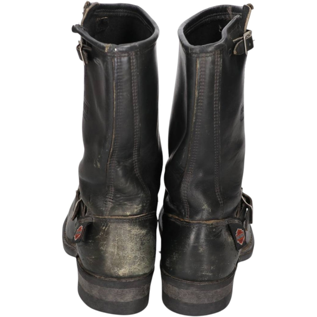 Harley-Davidson Engineer Boots, Made in USA, Size 10 Men's 28.0cm genuine leather black type Vintage Second Hand