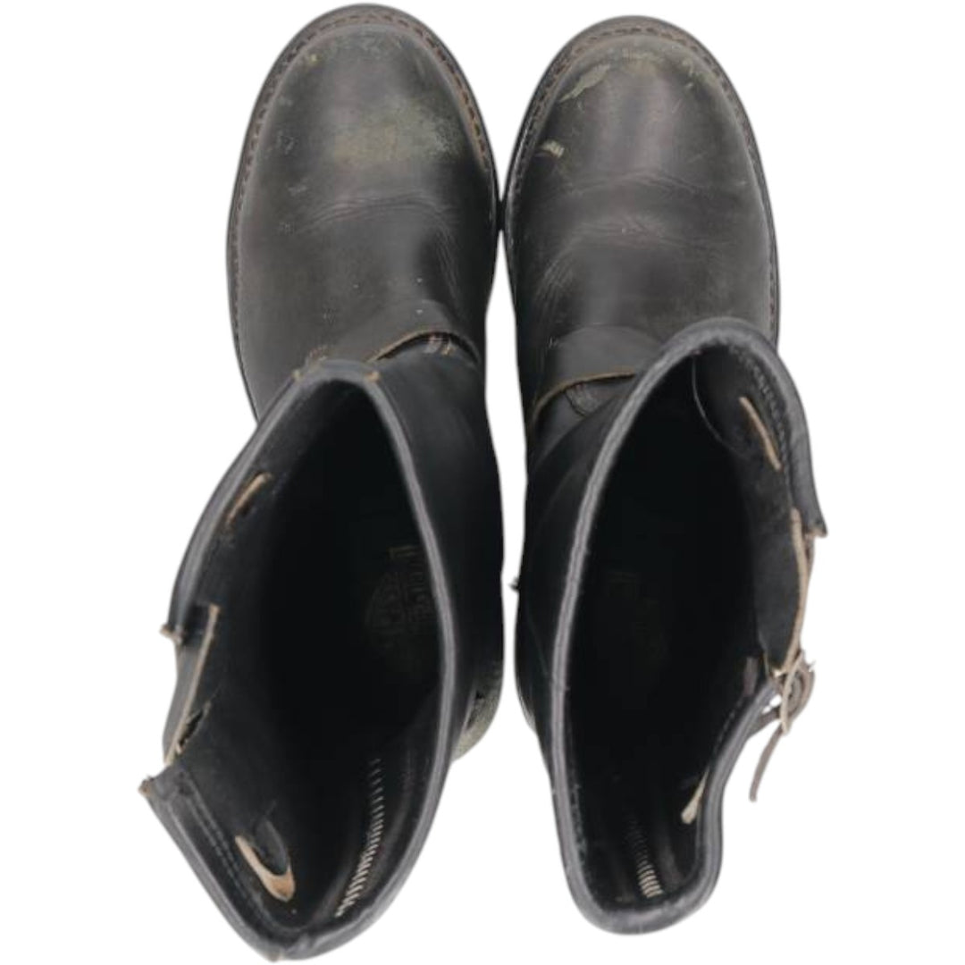 Harley-Davidson Engineer Boots, Made in USA, Size 10 Men's 28.0cm genuine leather black type Vintage Second Hand