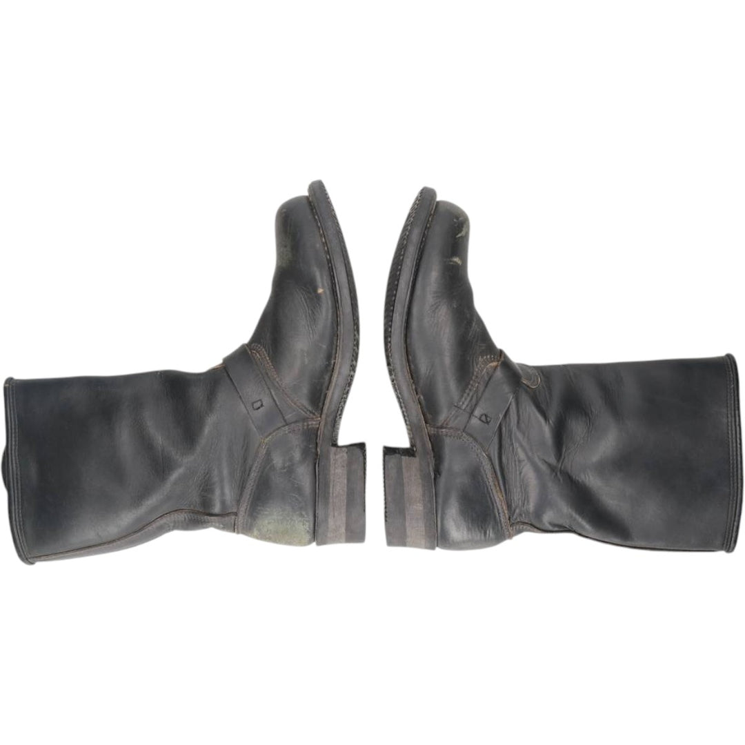 Harley-Davidson Engineer Boots, Made in USA, Size 10 Men's 28.0cm genuine leather black type Vintage Second Hand