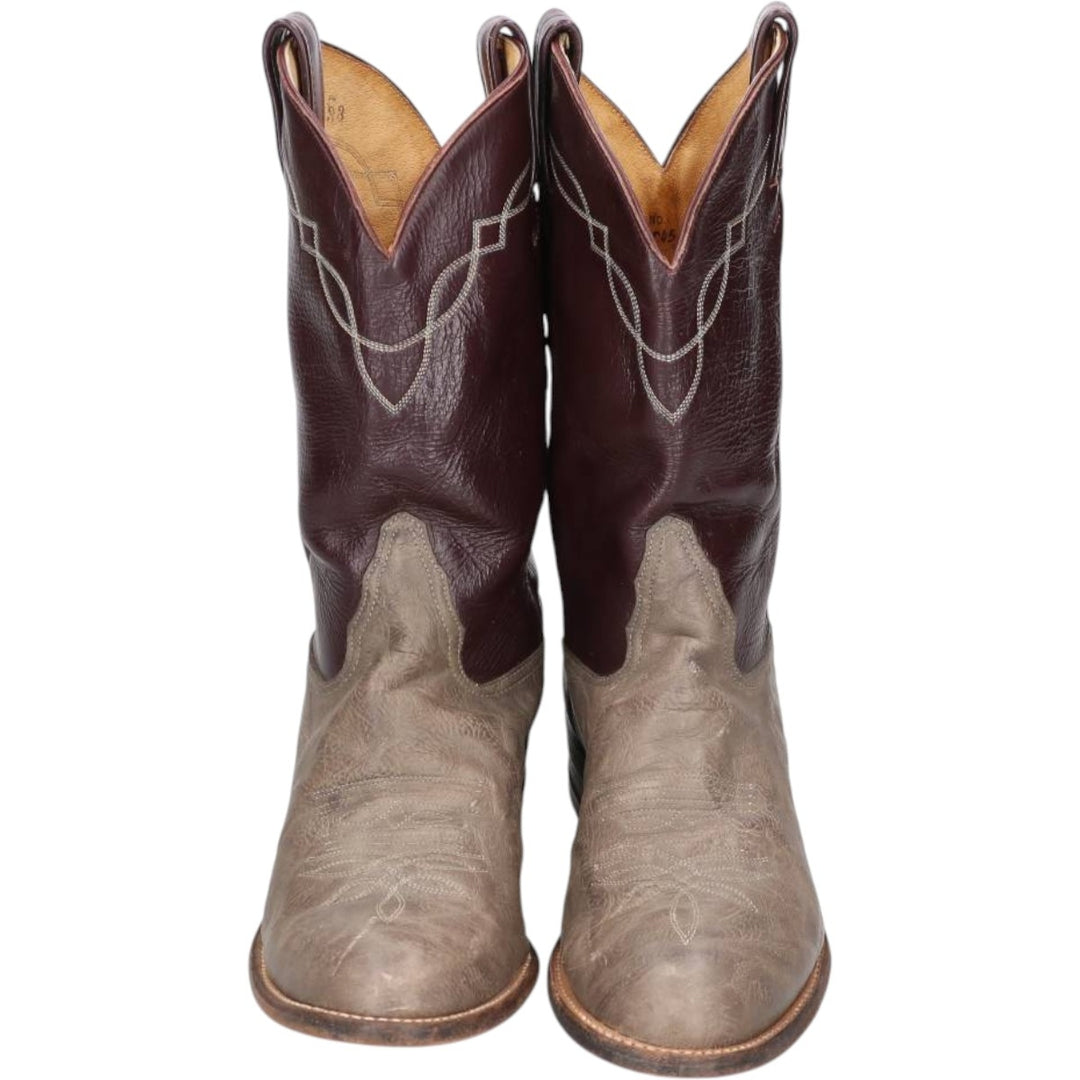 Tony Lama 2030 Western Boots, Size 7 1/2 D Men's 25.5cm unclear burgundy type Vintage Second Hand