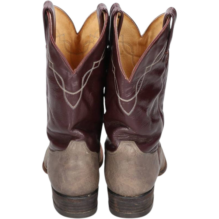 Tony Lama 2030 Western Boots, Size 7 1/2 D Men's 25.5cm unclear burgundy type Vintage Second Hand