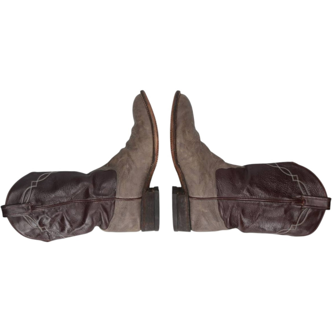 Tony Lama 2030 Western Boots, Size 7 1/2 D Men's 25.5cm unclear burgundy type Vintage Second Hand