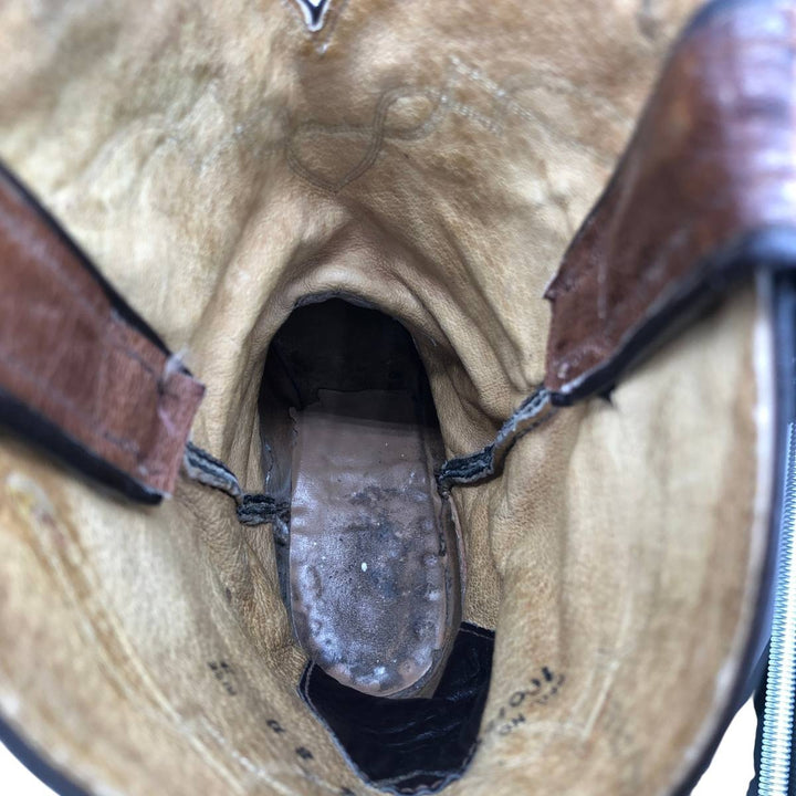 Tony Lama Two-Tone Western Boots, Made in USA, Size 8 D Men's 26.0cm unclear brown type Vintage Second Hand