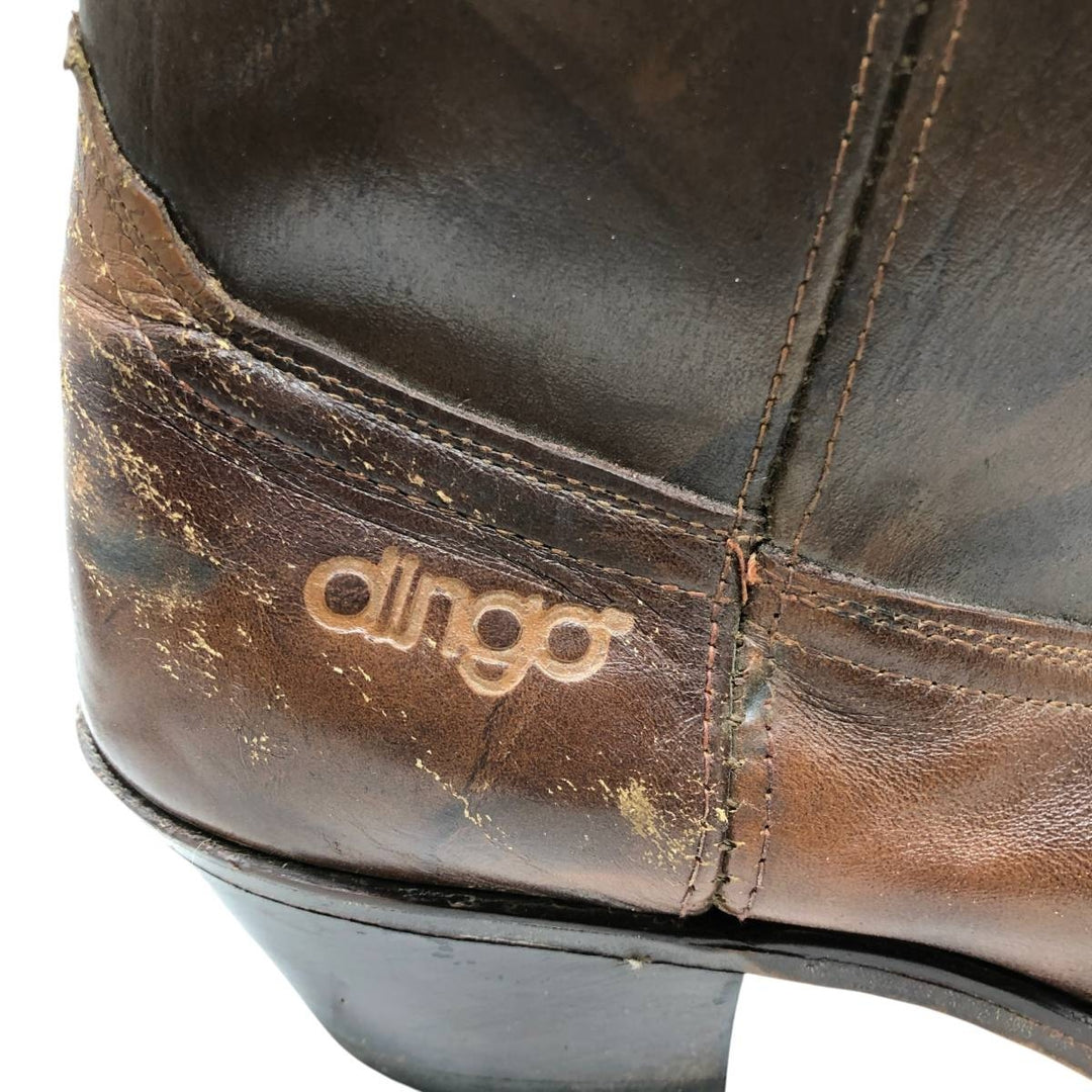 Dingo Western Boots, Made in USA, Size 9 1/2 D Men's 26.0cm unclear brown type Vintage Second Hand