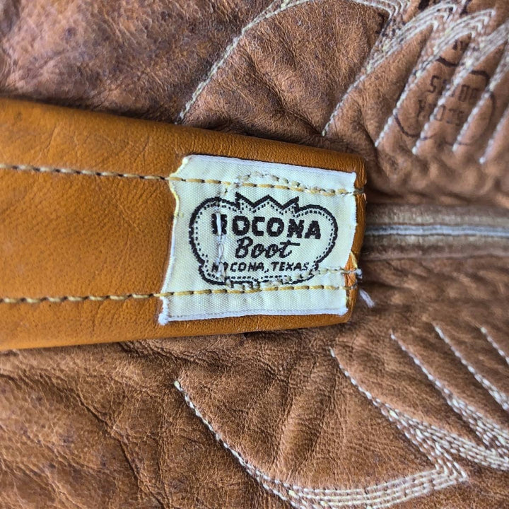 Nocona Boots Western Boots 10 1/2 D Men's 28.5cm unclear Camel type Vintage Second Hand