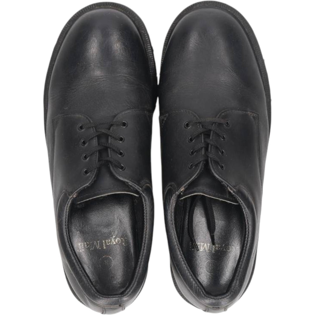 Dr. Martens Royal Mail Postman Shoes, 4-hole shoes, Made in England, Size 8 Men's 26.5cm unclear black type Vintage Second Hand