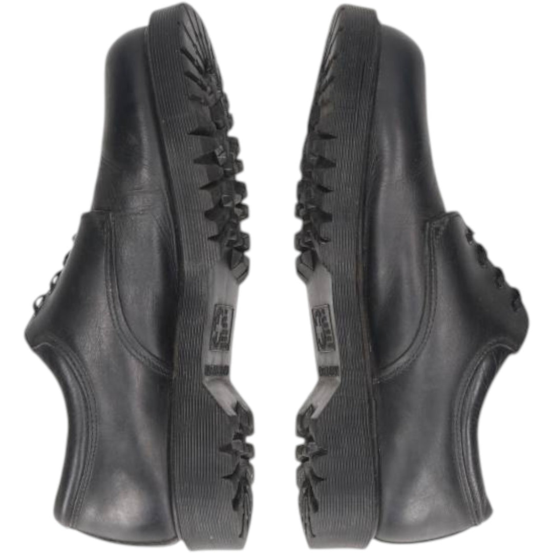 Dr. Martens Royal Mail Postman Shoes, 4-hole shoes, Made in England, Size 8 Men's 26.5cm unclear black type Vintage Second Hand