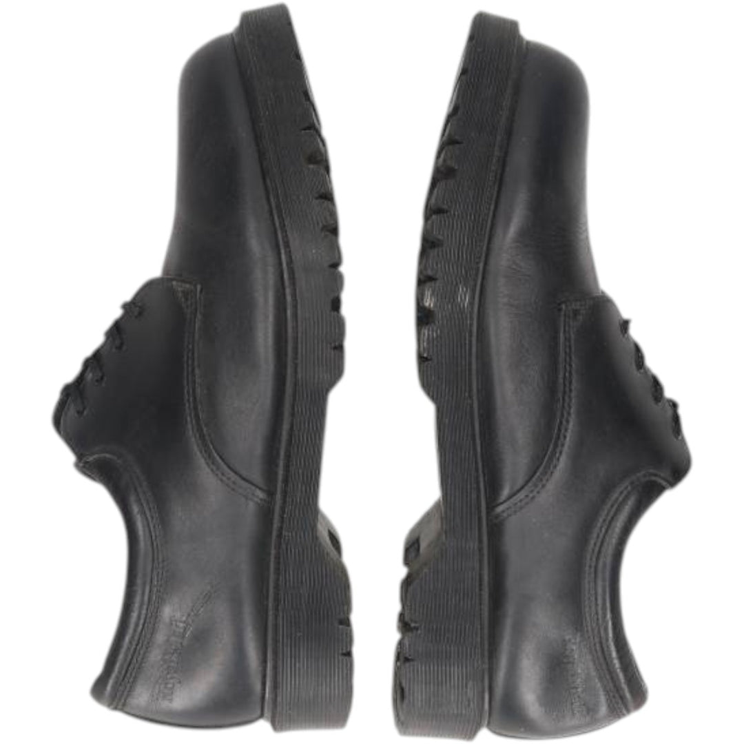 Dr. Martens Royal Mail Postman Shoes, 4-hole shoes, Made in England, Size 8 Men's 26.5cm unclear black type Vintage Second Hand