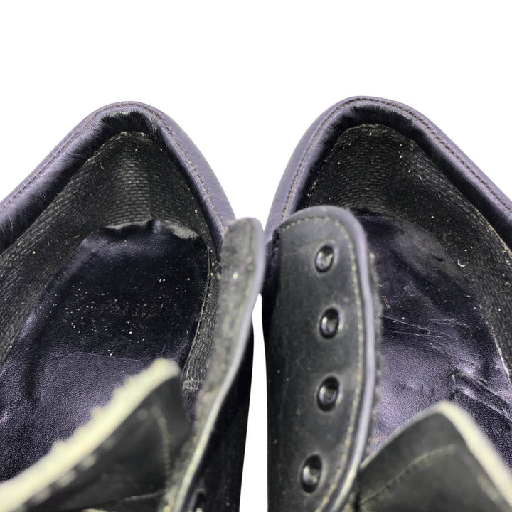 Dr. Martens Royal Mail Postman Shoes, 4-hole shoes, Made in England, Size 8 Men's 26.5cm unclear black type Vintage Second Hand