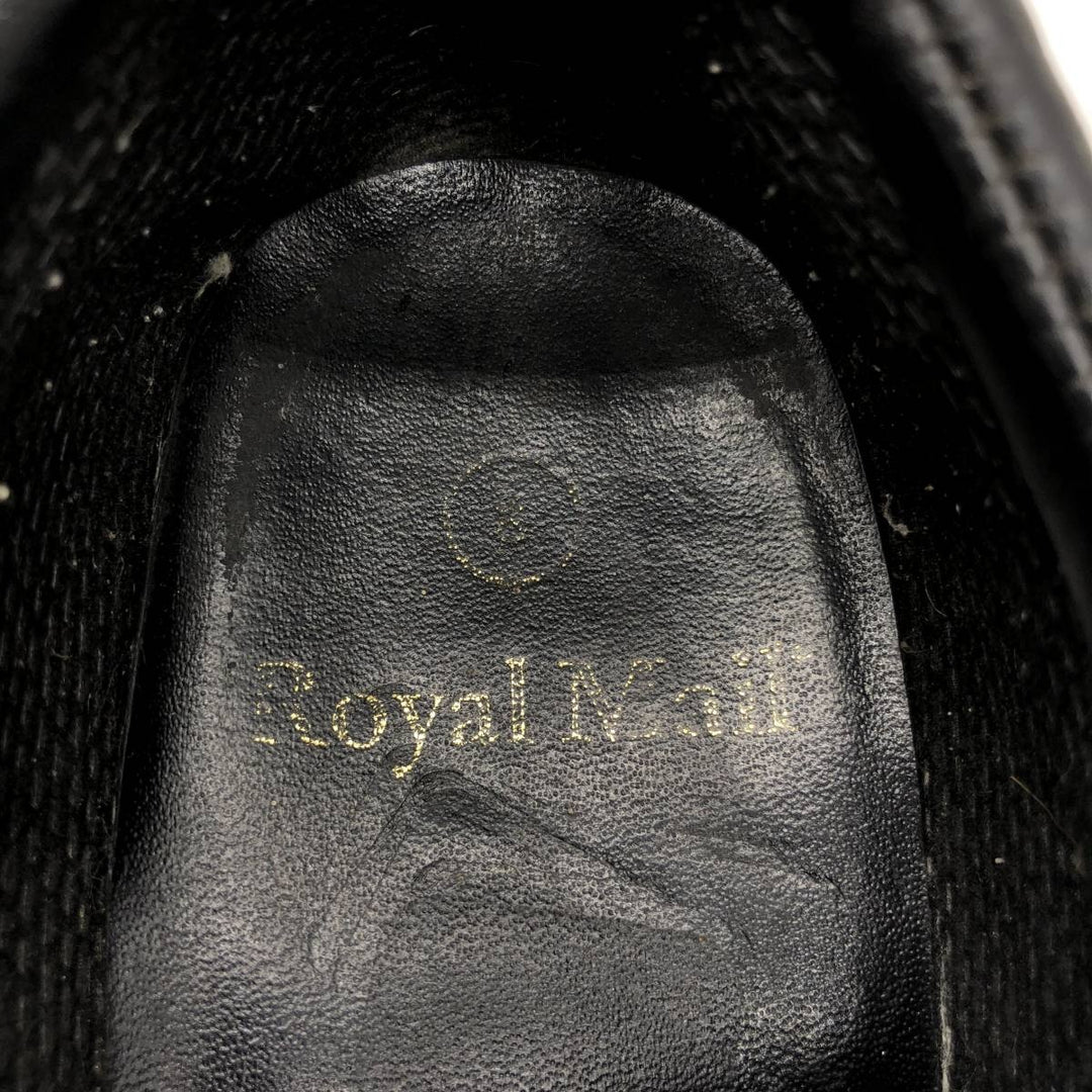 Dr. Martens Royal Mail Postman Shoes, 4-hole shoes, Made in England, Size 8 Men's 26.5cm unclear black type Vintage Second Hand