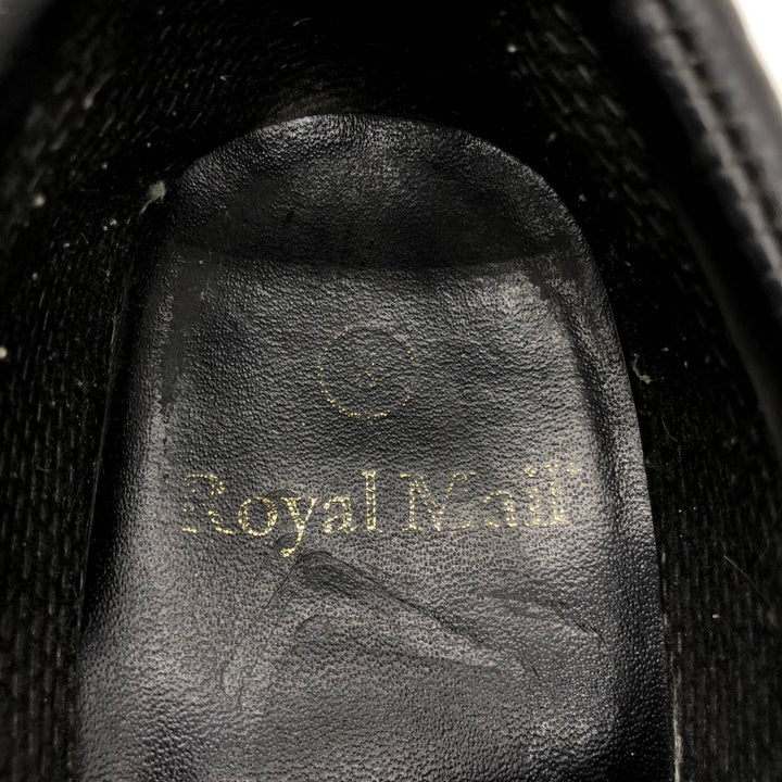 Dr. Martens Royal Mail Postman Shoes, 4-hole shoes, Made in England, Size 8 Men's 26.5cm unclear black type Vintage Second Hand
