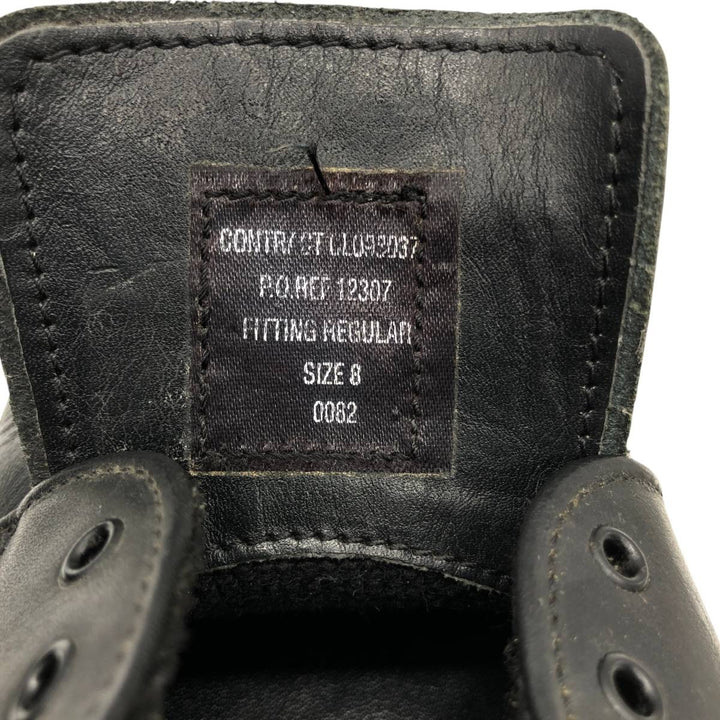 Dr. Martens Royal Mail Postman Shoes, 4-hole shoes, Made in England, Size 8 Men's 26.5cm unclear black type Vintage Second Hand
