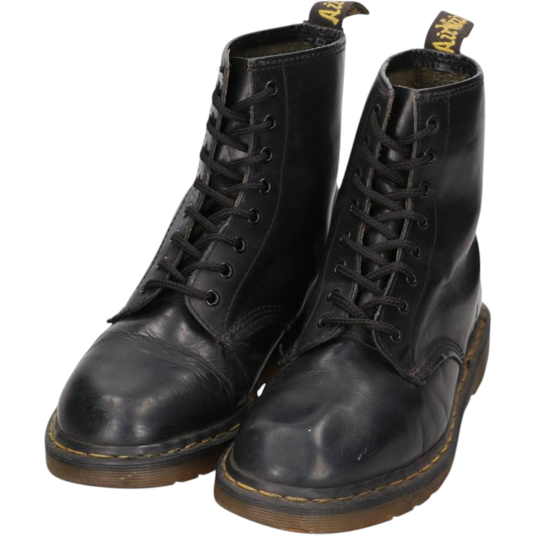 Dr. Martens 1460 8-hole boots, made in England. Men's 27.0cm unclear black type Vintage Second Hand