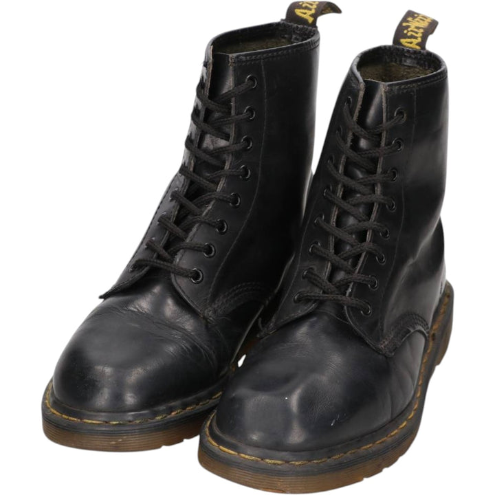 Dr. Martens 1460 8-hole boots, made in England. Men's 27.0cm unclear black type Vintage Second Hand