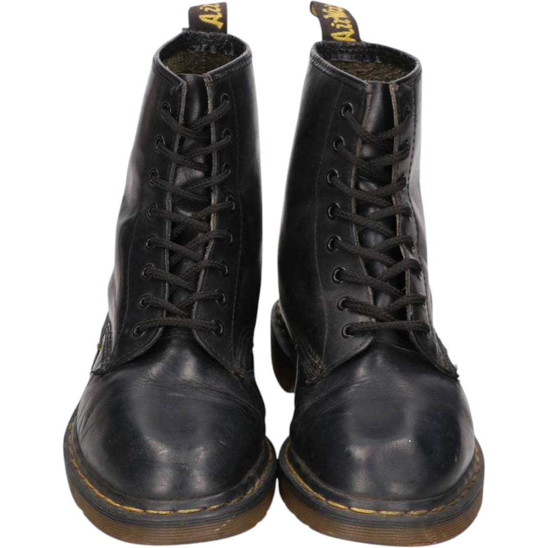 Dr. Martens 1460 8-hole boots, made in England. Men's 27.0cm unclear black type Vintage Second Hand