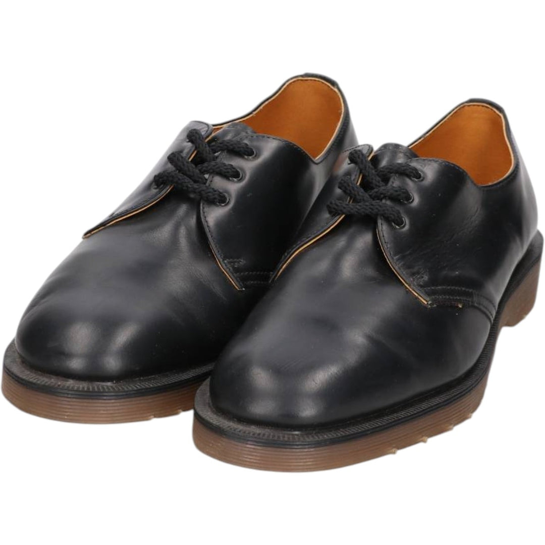 Dr. Martens Royal Mail Postman Shoes, 3-hole shoes, Made in England, Size 8 Men's 27.0cm genuine leather black type Vintage Second Hand