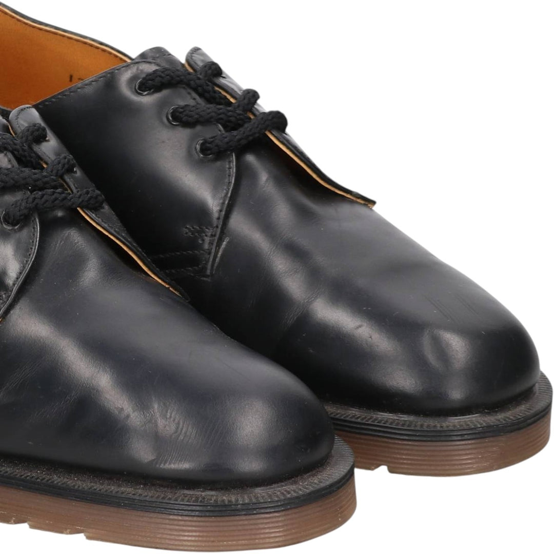 Dr. Martens Royal Mail Postman Shoes, 3-hole shoes, Made in England, Size 8 Men's 27.0cm genuine leather black type Vintage Second Hand