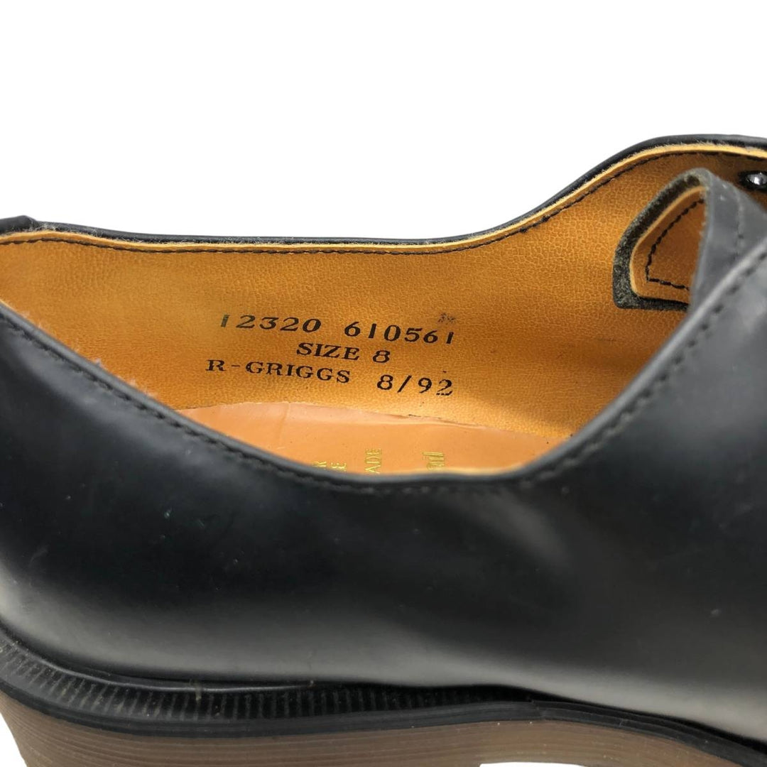 Dr. Martens Royal Mail Postman Shoes, 3-hole shoes, Made in England, Size 8 Men's 27.0cm genuine leather black type Vintage Second Hand