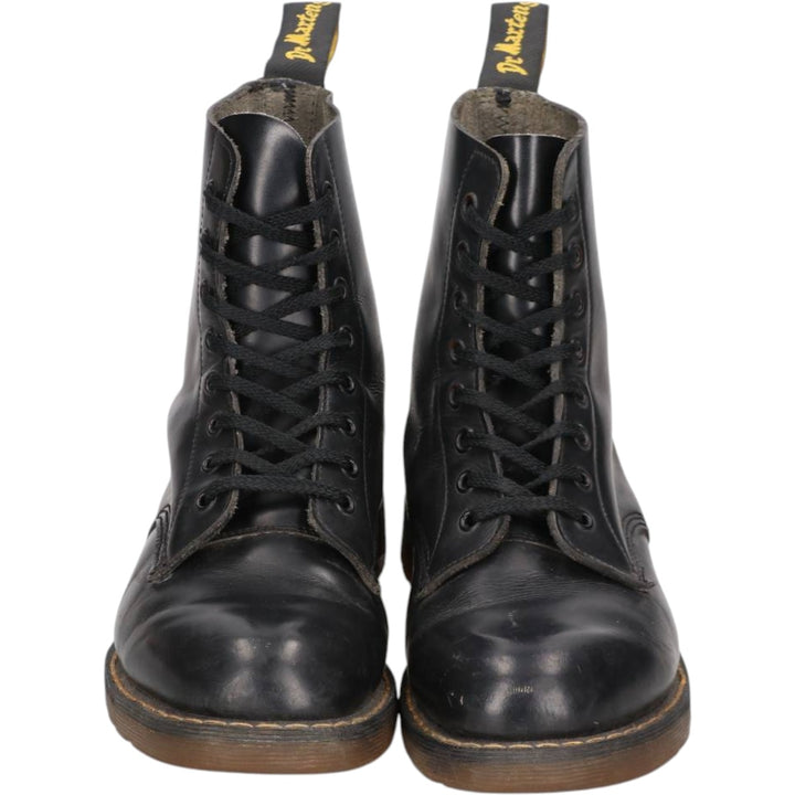 Dr. Martens Dolcis 8-hole boots, made in England. Men's 26.0cm unclear black type Vintage Second Hand