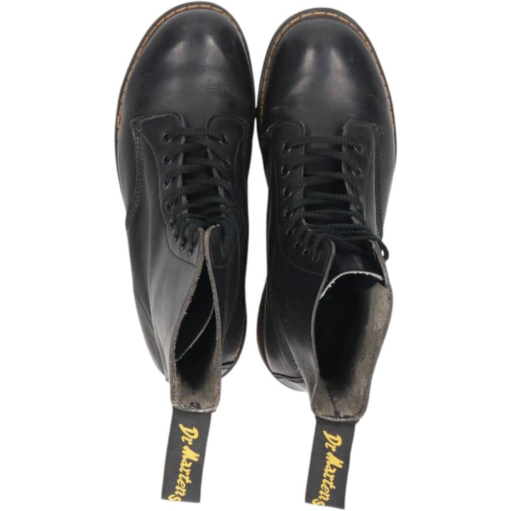 Dr. Martens Dolcis 8-hole boots, made in England. Men's 26.0cm unclear black type Vintage Second Hand