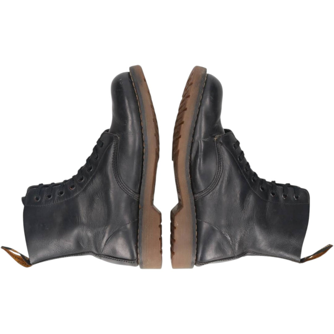 Dr. Martens Dolcis 8-hole boots, made in England. Men's 26.0cm unclear black type Vintage Second Hand