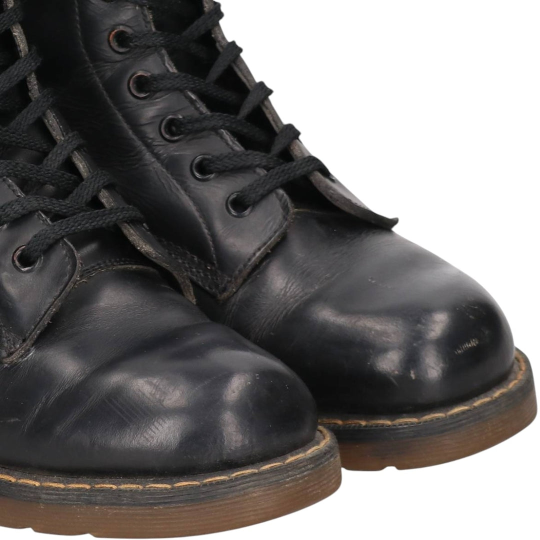 Dr. Martens Dolcis 8-hole boots, made in England. Men's 26.0cm unclear black type Vintage Second Hand