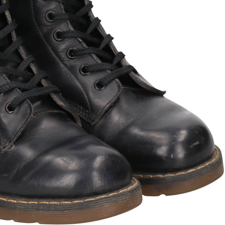 Dr. Martens Dolcis 8-hole boots, made in England. Men's 26.0cm unclear black type Vintage Second Hand