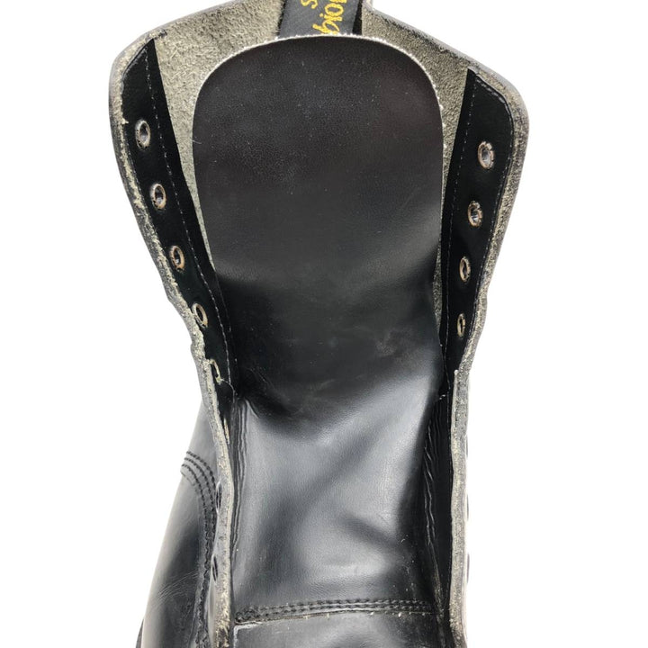 Dr. Martens Dolcis 8-hole boots, made in England. Men's 26.0cm unclear black type Vintage Second Hand