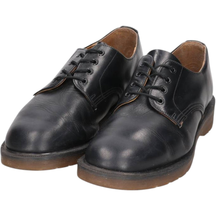 Dr. Martens 368R 4-hole shoes, made in England, size 7 Men's 26.0cm unclear black type Vintage Second Hand