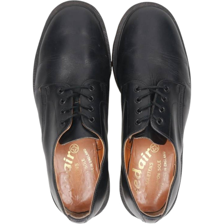 Dr. Martens 368R 4-hole shoes, made in England, size 7 Men's 26.0cm unclear black type Vintage Second Hand