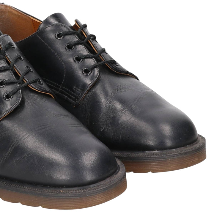 Dr. Martens 368R 4-hole shoes, made in England, size 7 Men's 26.0cm unclear black type Vintage Second Hand