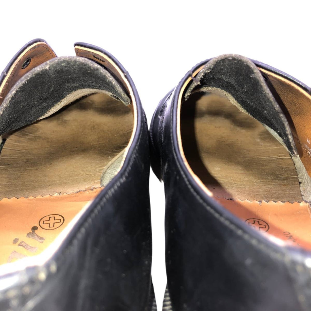Dr. Martens 368R 4-hole shoes, made in England, size 7 Men's 26.0cm unclear black type Vintage Second Hand