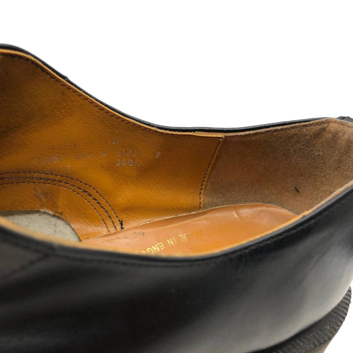 Dr. Martens 368R 4-hole shoes, made in England, size 7 Men's 26.0cm unclear black type Vintage Second Hand