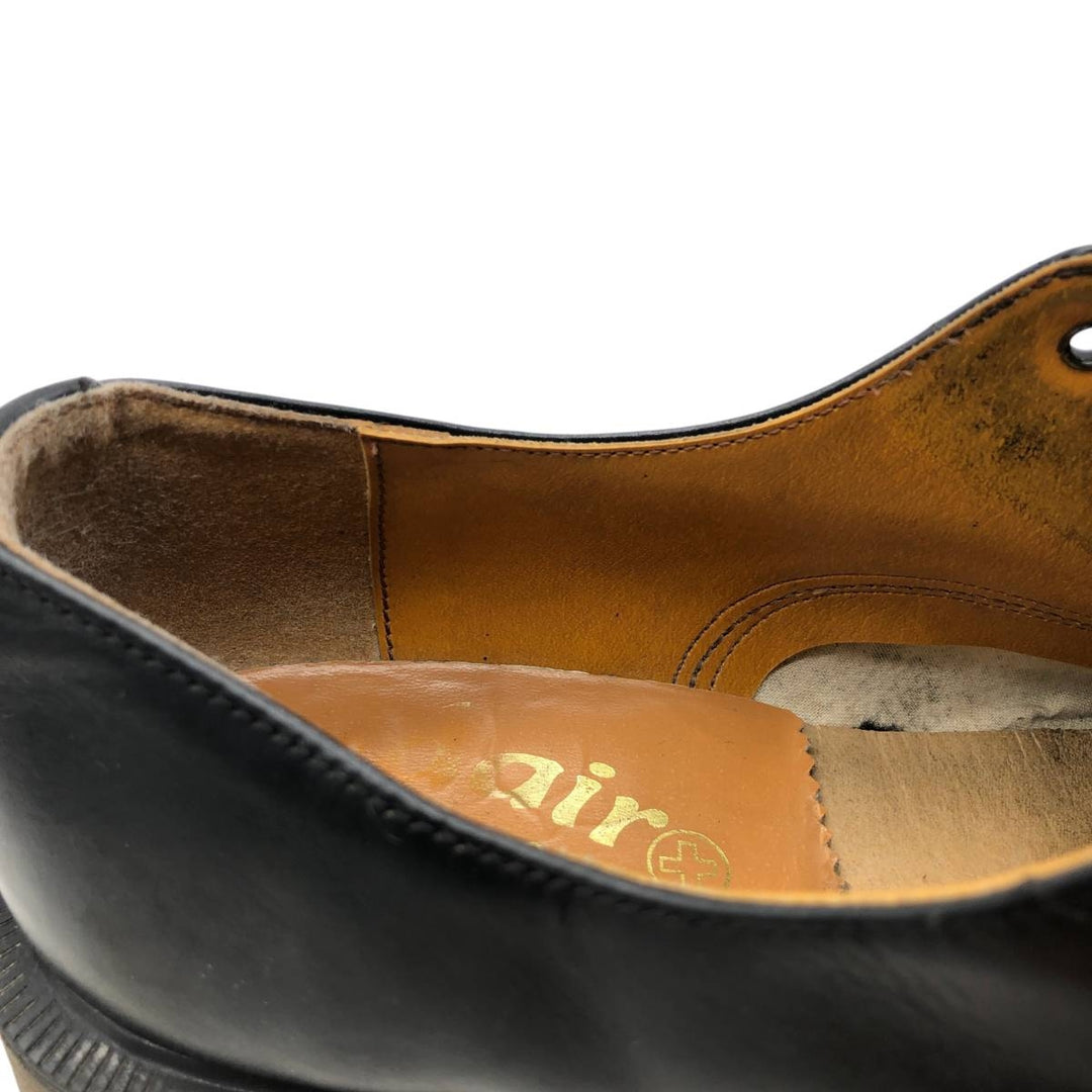 Dr. Martens 368R 4-hole shoes, made in England, size 7 Men's 26.0cm unclear black type Vintage Second Hand