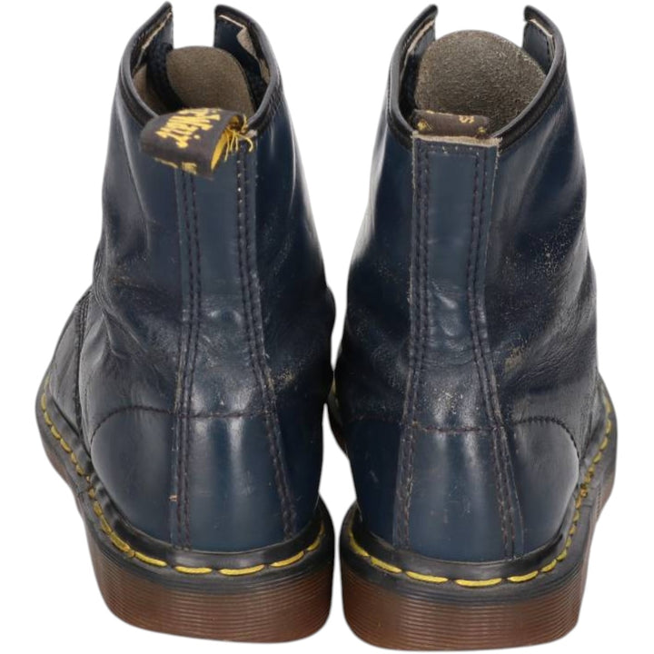 Dr. Martens 1460 8-hole boots, made in England, size 7 Men's 25.0cm unclear navy blue type Vintage Second Hand