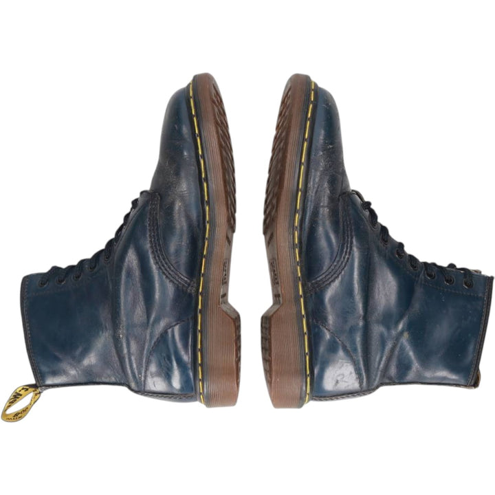 Dr. Martens 1460 8-hole boots, made in England, size 7 Men's 25.0cm unclear navy blue type Vintage Second Hand