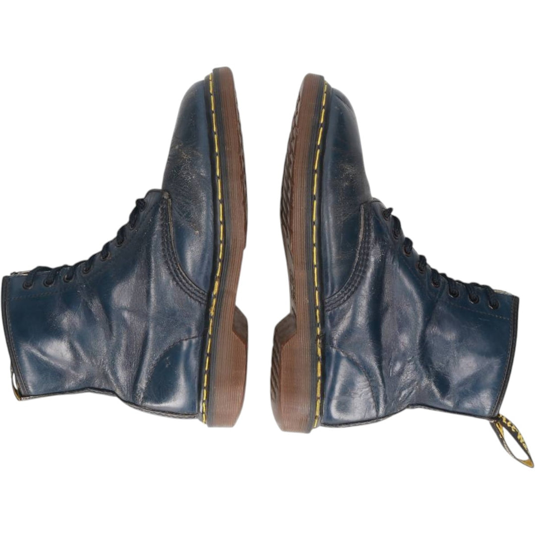 Dr. Martens 1460 8-hole boots, made in England, size 7 Men's 25.0cm unclear navy blue type Vintage Second Hand