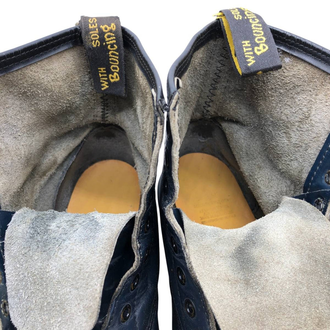 Dr. Martens 1460 8-hole boots, made in England, size 7 Men's 25.0cm unclear navy blue type Vintage Second Hand