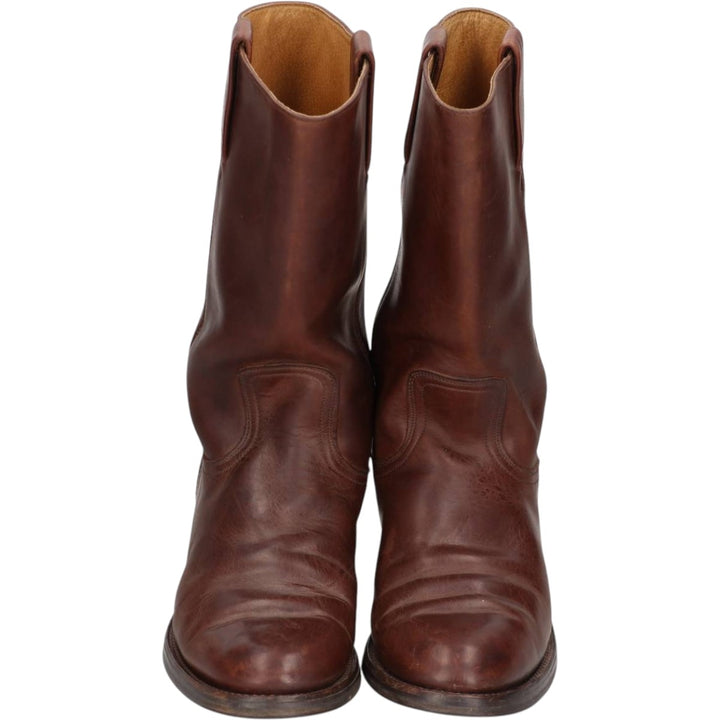Sendra 3162 Roper Boots, Made in Spain, Size 42 (9 1/2) Men's 27.5cm unclear brown type Vintage Second Hand