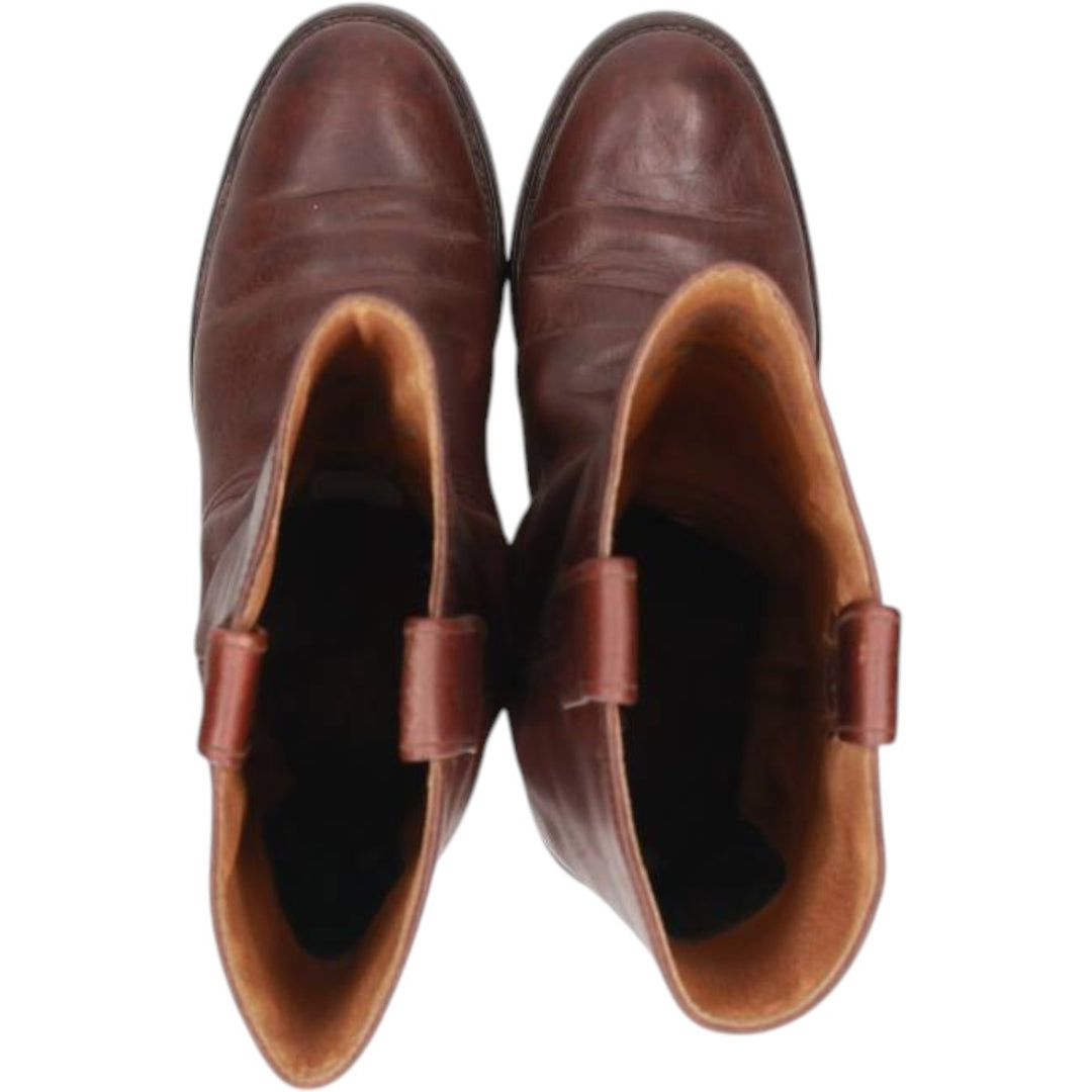 Sendra 3162 Roper Boots, Made in Spain, Size 42 (9 1/2) Men's 27.5cm unclear brown type Vintage Second Hand