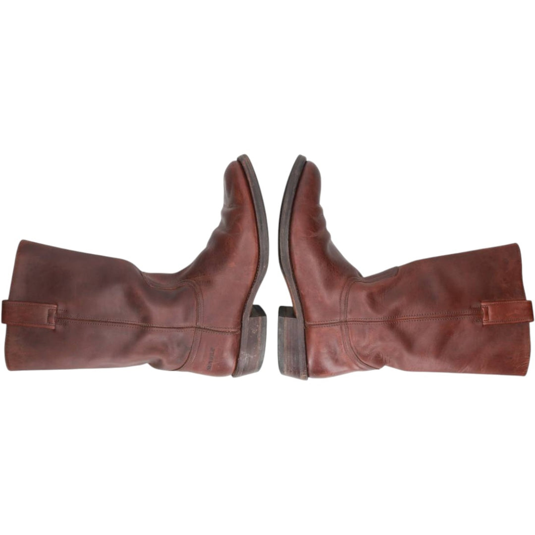 Sendra 3162 Roper Boots, Made in Spain, Size 42 (9 1/2) Men's 27.5cm unclear brown type Vintage Second Hand