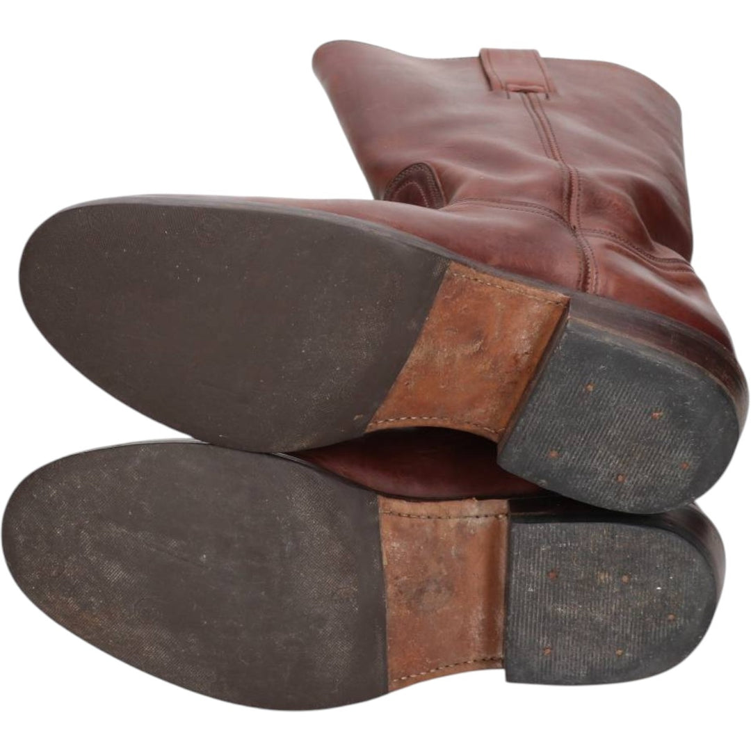 Sendra 3162 Roper Boots, Made in Spain, Size 42 (9 1/2) Men's 27.5cm unclear brown type Vintage Second Hand