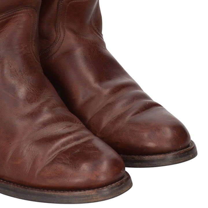 Sendra 3162 Roper Boots, Made in Spain, Size 42 (9 1/2) Men's 27.5cm unclear brown type Vintage Second Hand