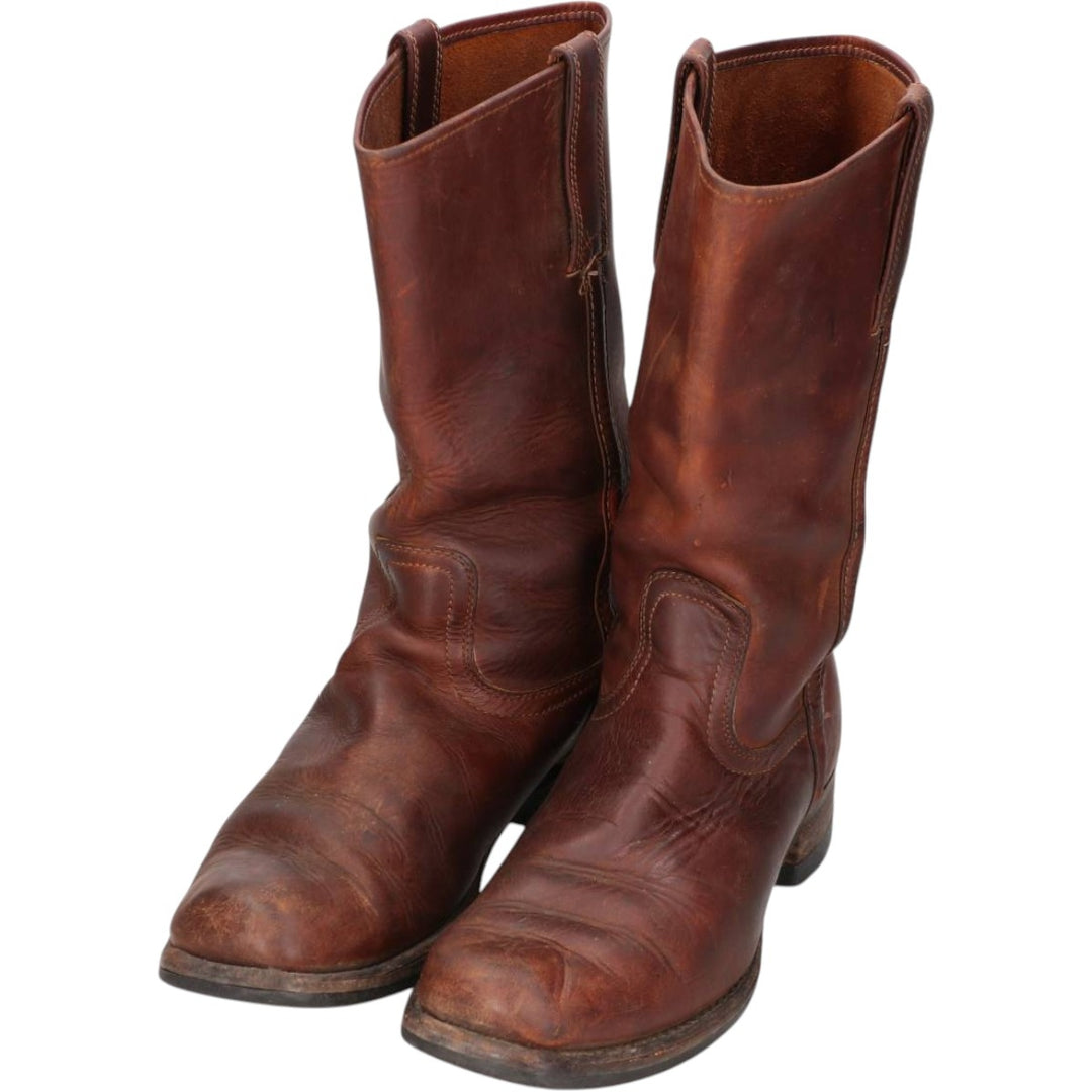 FRYE Campus Boots, Roper Boots, Made in USA, Size 10 1/2 Men's 29.0cm genuine leather brown type Vintage Second Hand