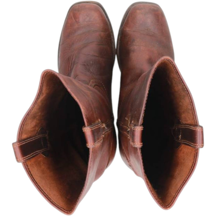FRYE Campus Boots, Roper Boots, Made in USA, Size 10 1/2 Men's 29.0cm genuine leather brown type Vintage Second Hand