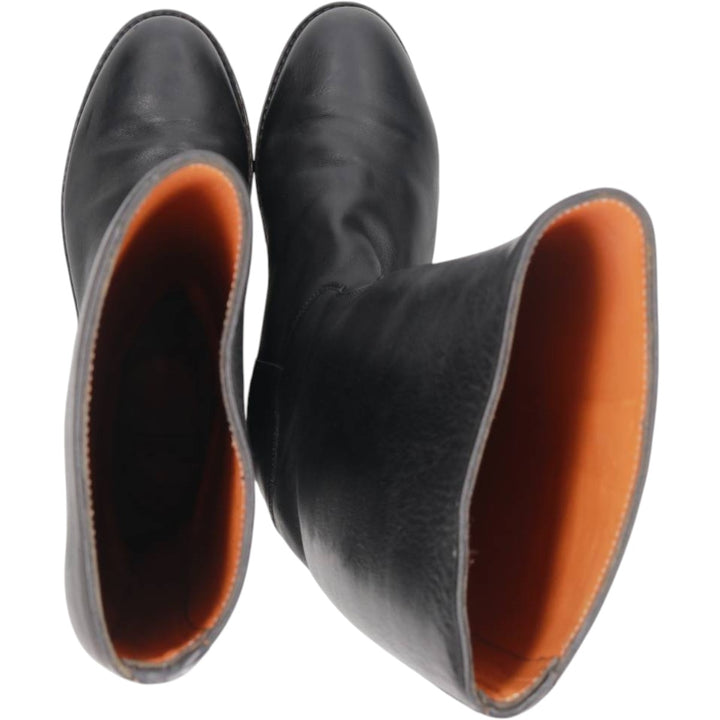 Galibier jockey riding boots, made in France, size 42 1/2 Men's 26.5cm unclear black type Vintage Second Hand