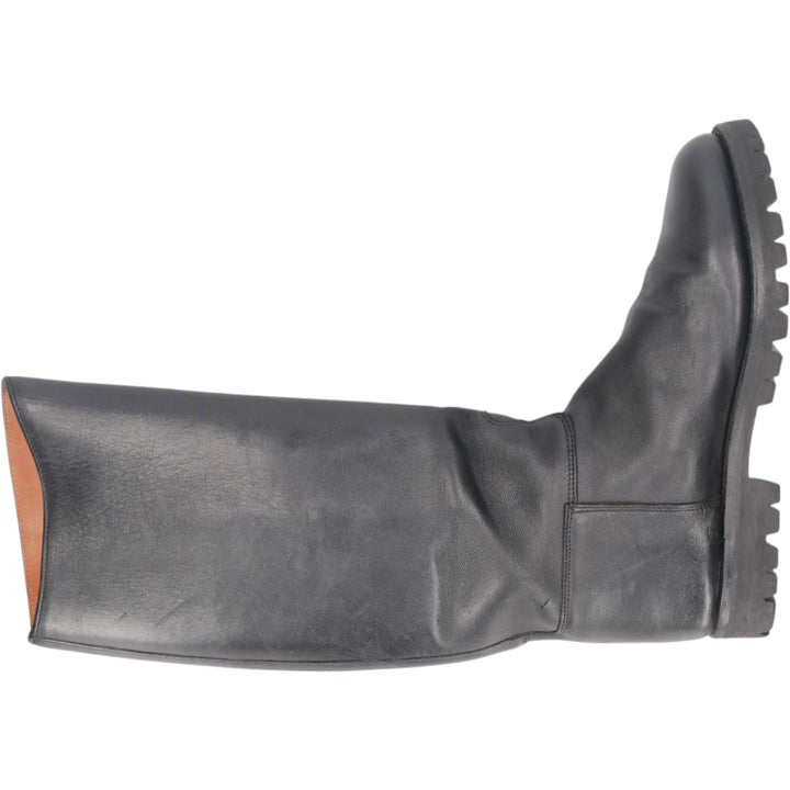 Galibier jockey riding boots, made in France, size 42 1/2 Men's 26.5cm unclear black type Vintage Second Hand